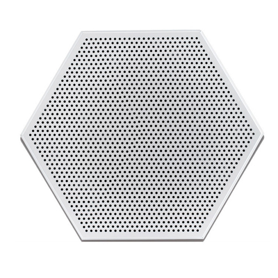 실링 타일에서 퍼포레이티드 알루미늄 금속 천장 음향 6 각형 클립