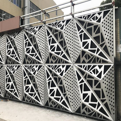 알루미늄 전면 3D 레이저 절단 금속 벽 패널은 패턴을 특화했습니다