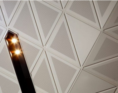 회의실을 위한 천장에 있는 알루미늄 합금 금속 삼각형 클립