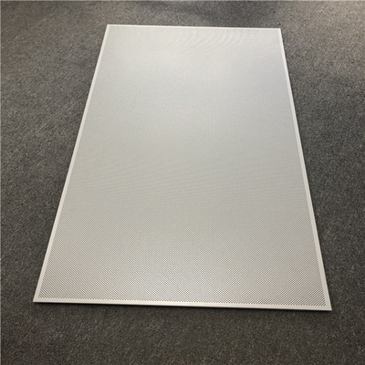천장 패널에서 600x1200 퍼포레이티드 알루미늄 금속 천장 음향 클립
