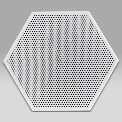 1100개 알루미늄은 안에 천장 육각형 천장 패널 404 밀리미터 클립을 금속을 입힙니다