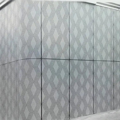 퍼포레이티드 외부 장식적 금속 벽 패널 알루미늄 합금 2-5mm