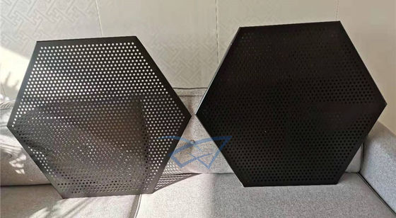 6 각형인 중단 알루미늄 금속판 천장