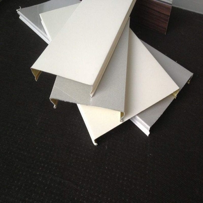 알루미늄 금속 Ｃ 스트립 선형 천장 중단되 방화 0.4 밀리미터 두께