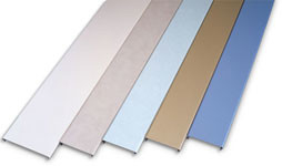 Sound Absorption C Strip Aluminum Metal Ceiling 0.5mm Thickness