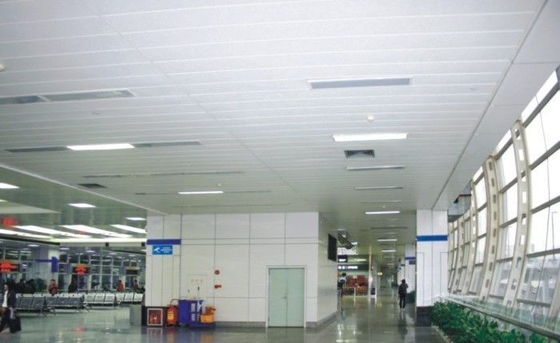 Sound Absorption C Strip Aluminum Metal Ceiling 0.5mm Thickness