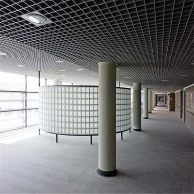 50x50mm 알루미늄 개방셀 천장 금속 그리드 천장 분말 코팅