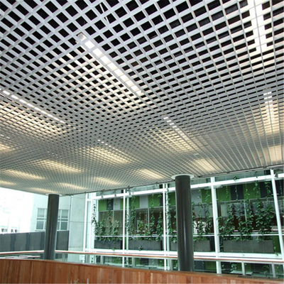 50x50mm 알루미늄 개방셀 천장 금속 그리드 천장 분말 코팅