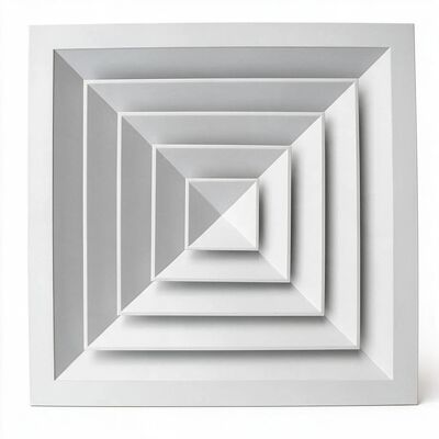 케케묵은 알루미늄 1100 천정 공기 확산기 방화 베이크 표면은 끝났습니다
